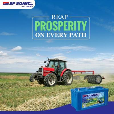 SF Sonic 42S‑100H29R 100Ah Tractor Battery