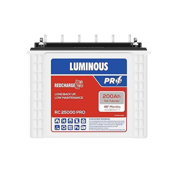 Luminous Red Charge RC 25000 PRO Tall Tubular Inverter Battery